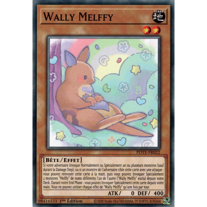 Wally Melffy - POTE-FR022 - Carte Yu-Gi-Oh!