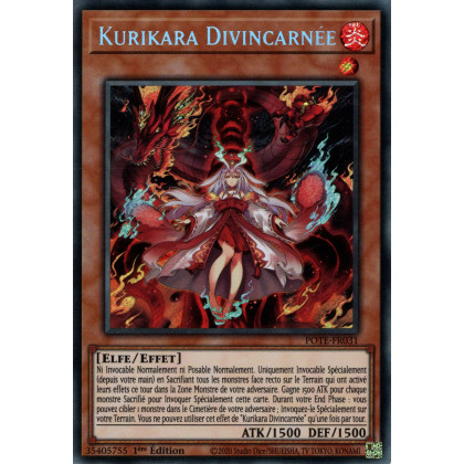 Kurikara Divincarnée - POTE-FR031 - Carte Yu-Gi-Oh!