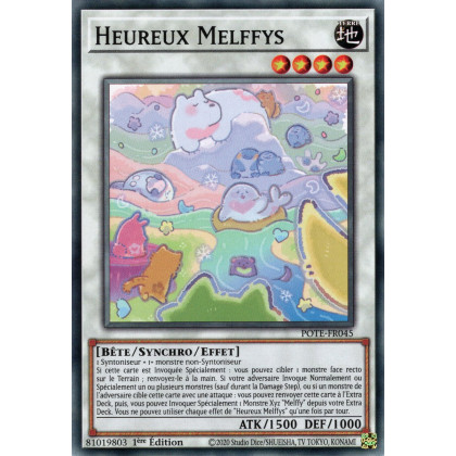 Heureux Melffys - POTE-FR045 - Carte Yu-Gi-Oh!