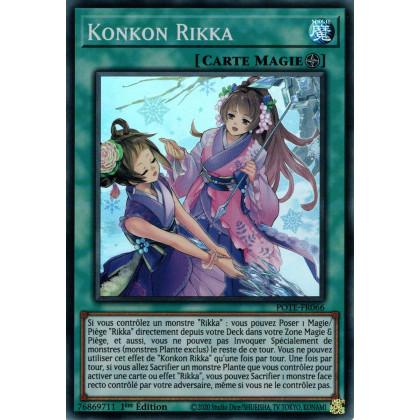 Konkon Rikka - POTE-FR066 - Carte Yu-Gi-Oh!