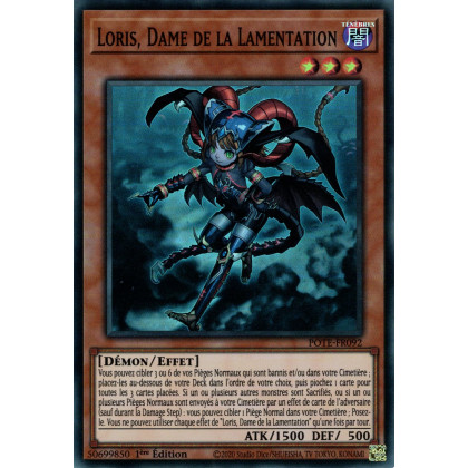 Loris, Dame de la Lamentation - POTE-FR092 - Carte Yu-Gi-Oh!