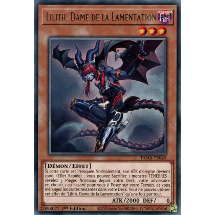Lilith, Dame de la Lamentation - TAMA-FR049 - Yu-Gi-Oh!