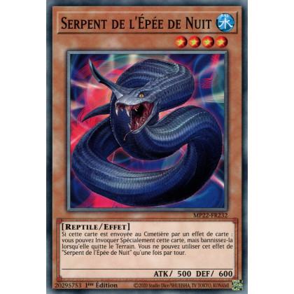 Serpent de l'Épée de Nuit - MP22-FR232