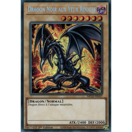 Dragon Noir aux Yeux Rouges - MP22-FR267