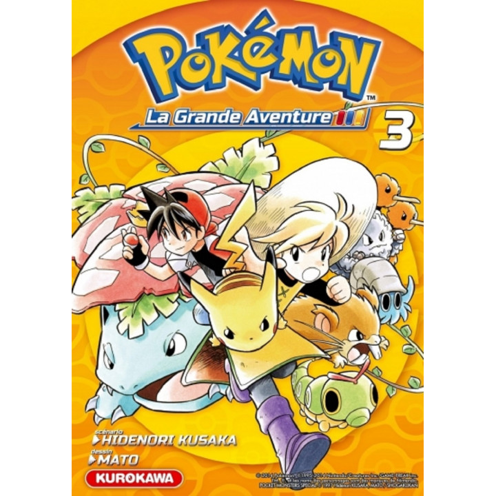 Pokémon - La Grande Aventure - Tome 3 - Livre & Manga