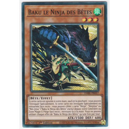 Baku le Ninja des Bêtes - DABL-FR017