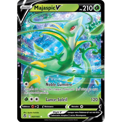 Majaspic V - 007/195 - Ultra Rare - Carte Pokémon Tempête Argentée EB12