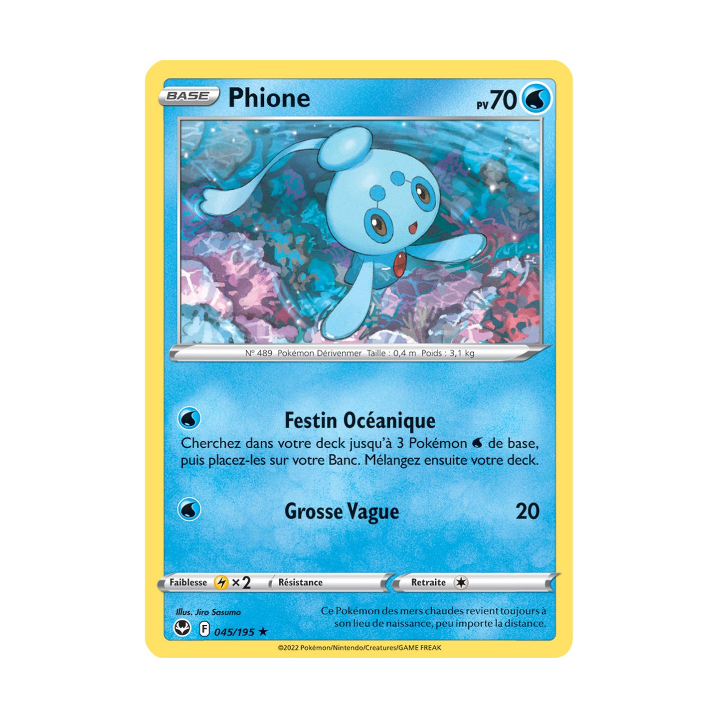 Phione - 045/195 - Rare / Reverse - Carte Pokémon Tempête Argentée EB12 -  DracauGames