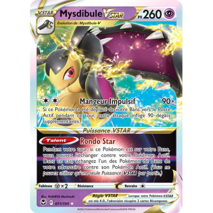 Mysdibule VSTAR - 071/195 - Ultra Rare - Carte Pokémon Tempête Argentée EB12