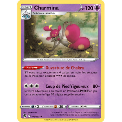 Charmina - 073/195 - Holo Rare / Reverse - Carte Pokémon Tempête Argentée EB12