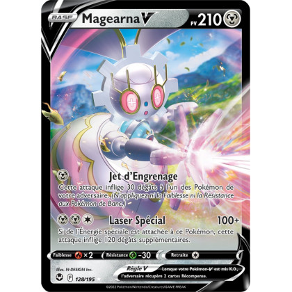 Magearna V - 128/195 - Ultra Rare - Carte Pokémon Tempête Argentée EB12