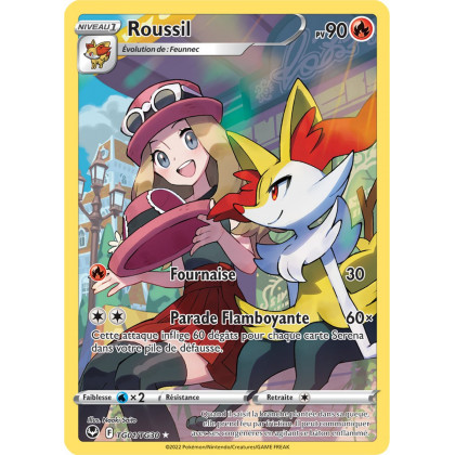 Roussil - TG01/TG30 - Full Art Secrète - Carte Pokémon Tempête Argentée EB12