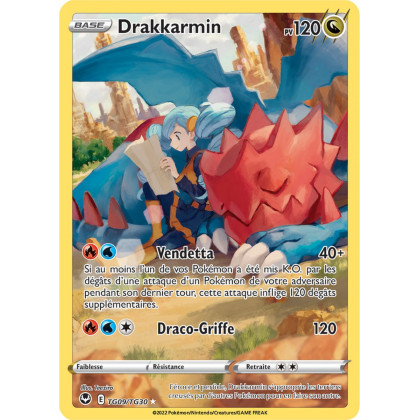Drakkarmin - TG09/TG30 - Full Art Secrète - Carte Pokémon Tempête Argentée EB12