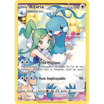 Altaria - TG11/TG30 - Full Art Secrète - Carte Pokémon Tempête Argentée EB12