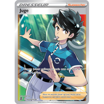 Juge - TG25/TG30 - Dresseur Full Art Secrète - Carte Pokémon Tempête Argentée EB12