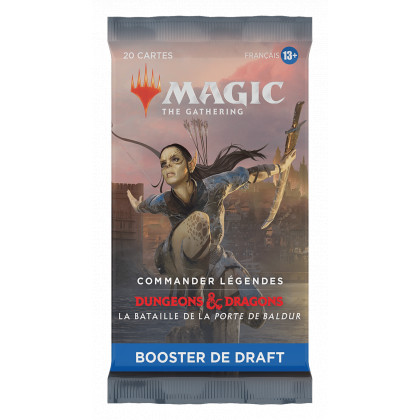 Magic The Gathering - Booster de Draft Commander Légendes : la Bataille de la Porte de Baldur