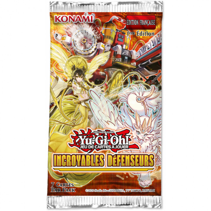 Yu-Gi-Oh! Booster Incroyables Défenseurs (7 Cartes)