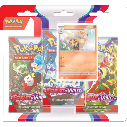Pokémon - Tri-Pack SV01 Écarlate et Violet : Arcanin