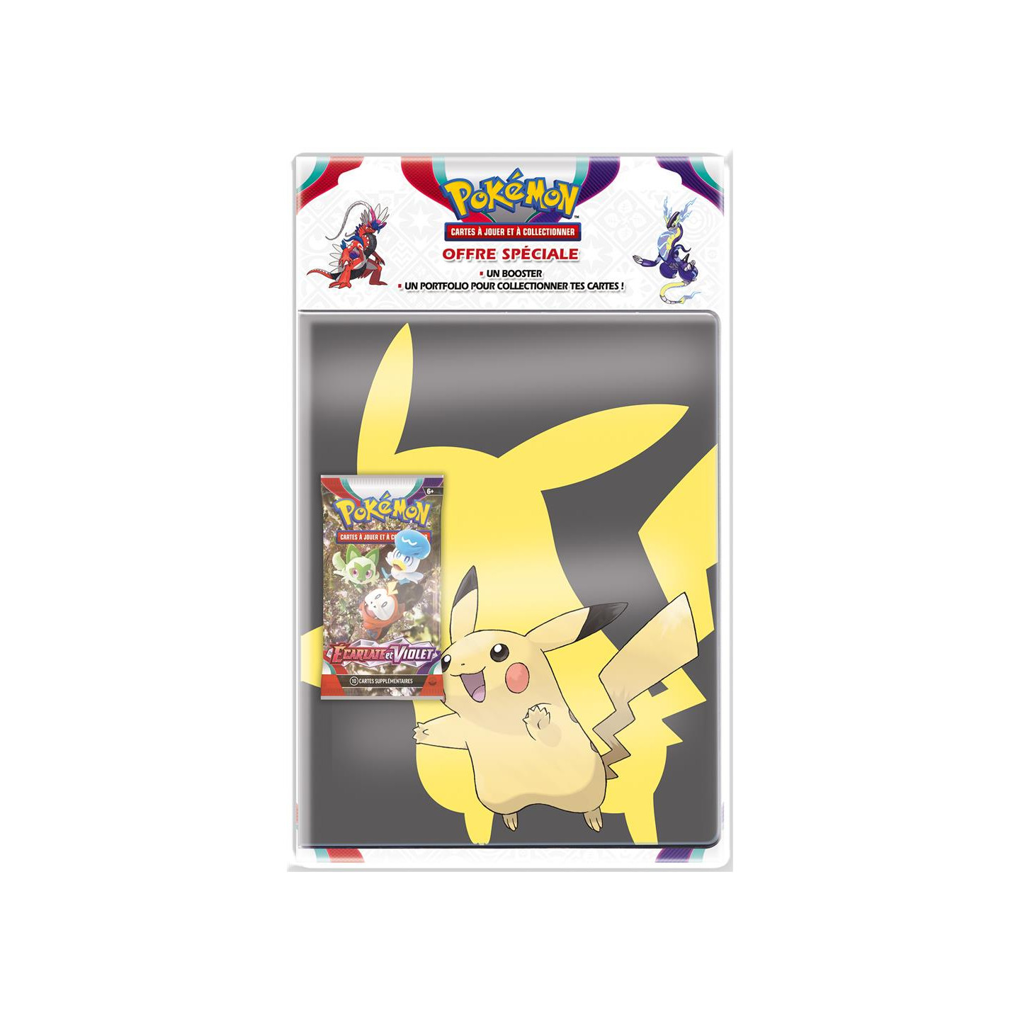Carte à collectionner Pokemon Cahier Range-Cartes Pikachu 180
