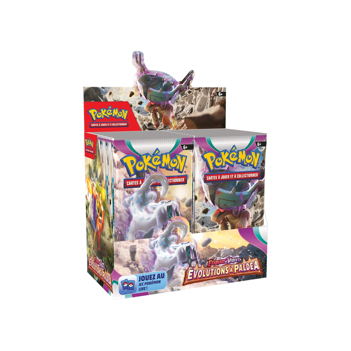 Pokémon - Display 36 Boosters EV02 : Écarlate et Violet - Évolutions à  Paldea - DracauGames