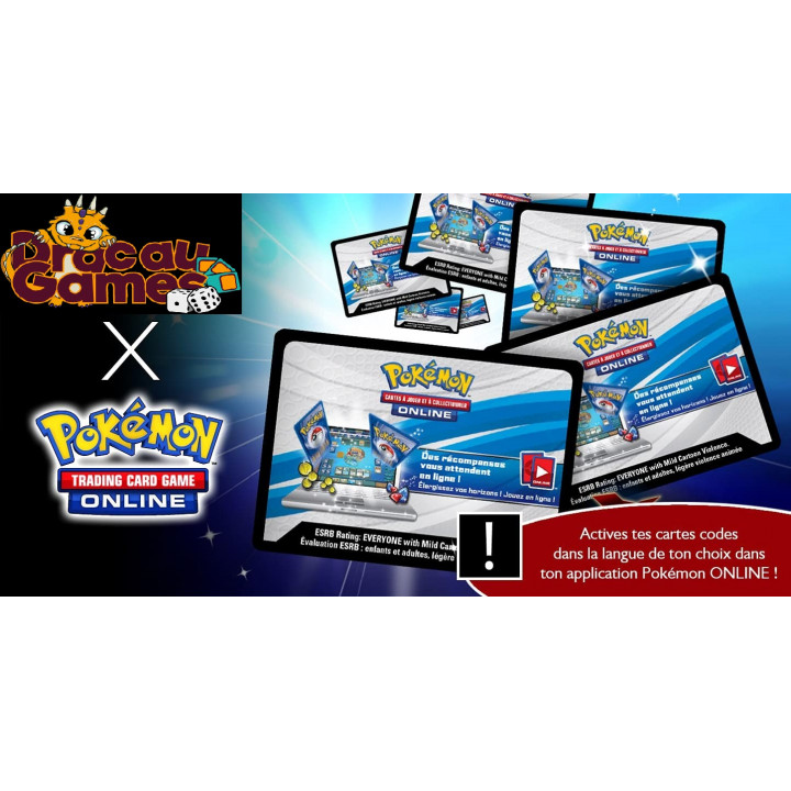 Pokémon - Coffret Lot de 10 Cartes Codes Pokémon Online