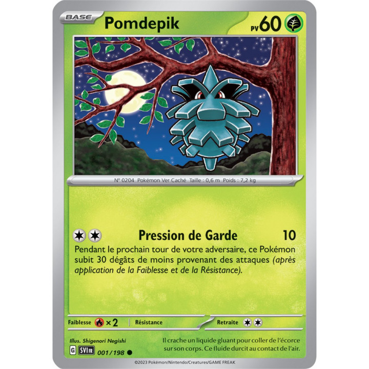 Pomdepik - 001/198 - Carte Pokémon Écarlate et Violet EV01