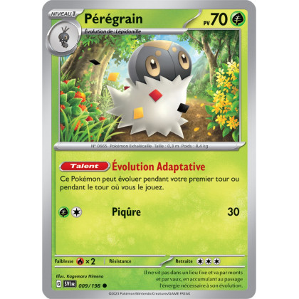 Pérégrain - 009/198 - Carte Pokémon Écarlate et Violet EV01