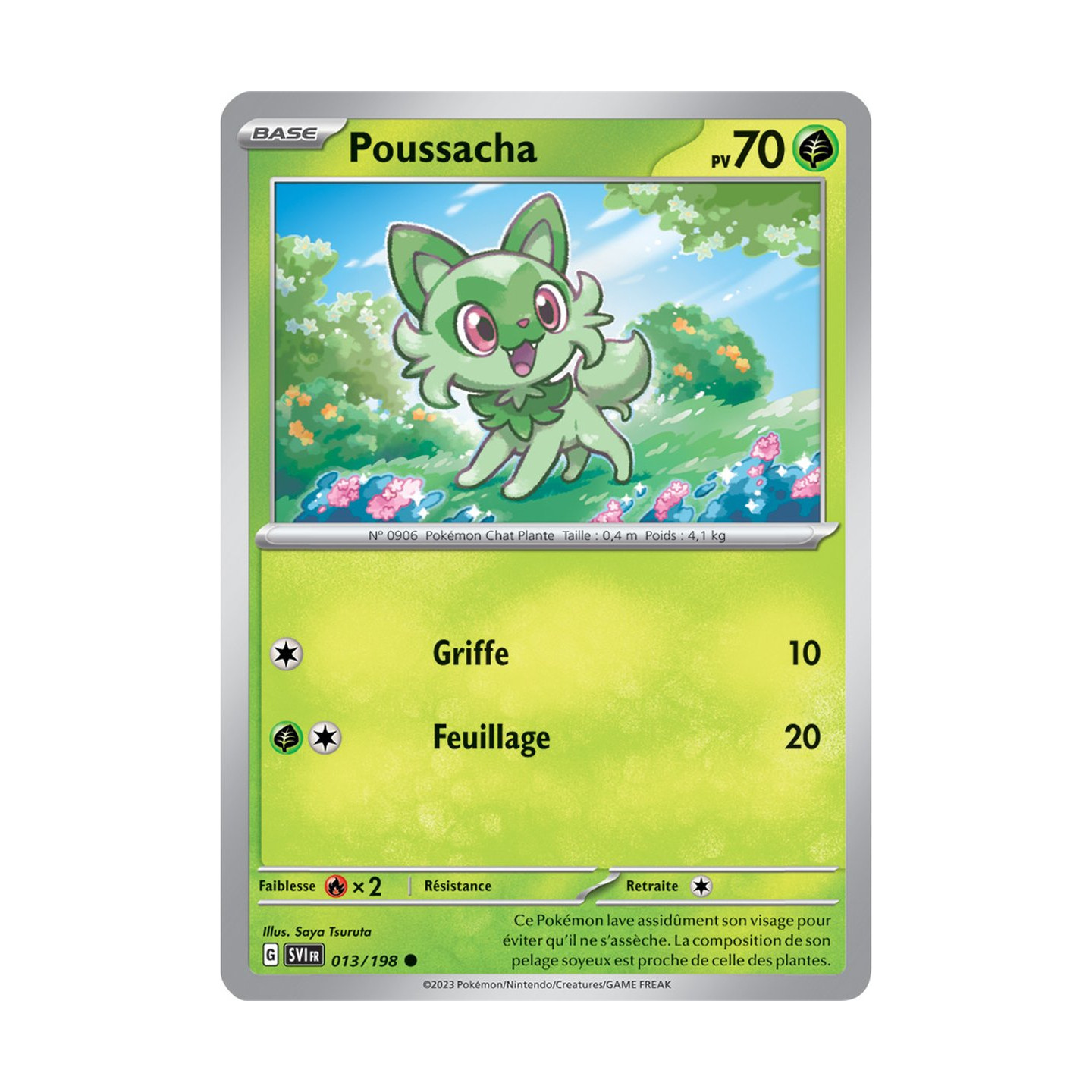 Poussacha - 013/198 - Carte Pokémon Écarlate et Violet EV01 - DracauGames
