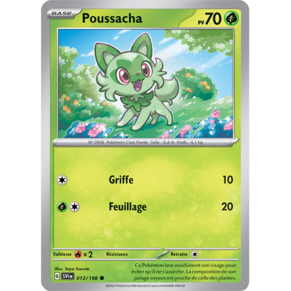 Poussacha - 013/198 - Carte Pokémon Écarlate et Violet EV01