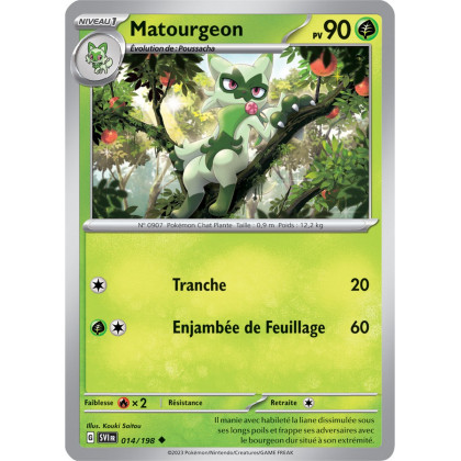 Matourgeon - 014/198 - Carte Pokémon Écarlate et Violet EV01