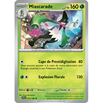 Miascarade - 015/198 - Carte Pokémon Écarlate et Violet EV01