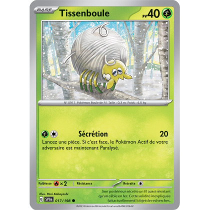 Tissenboule - 017/198 - Carte Pokémon Écarlate et Violet EV01