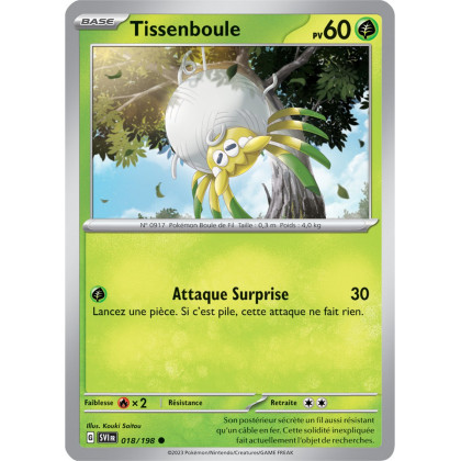 Tissenboule - 018/198 - Carte Pokémon Écarlate et Violet EV01