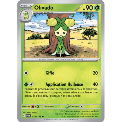 Olivado - 022/198 - Carte Pokémon Écarlate et Violet EV01
