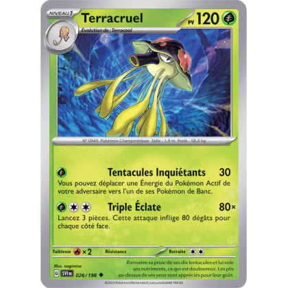 Terracruel - 026/198 - Carte Pokémon Écarlate et Violet EV01