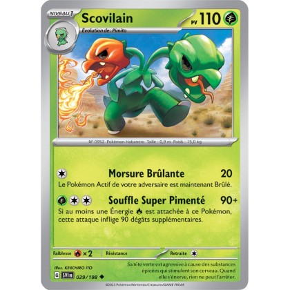 Scovilain - 029/198 - Carte Pokémon Écarlate et Violet EV01