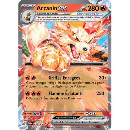 Arcanin ex - 032/198 - Carte Pokémon Écarlate et Violet EV01
