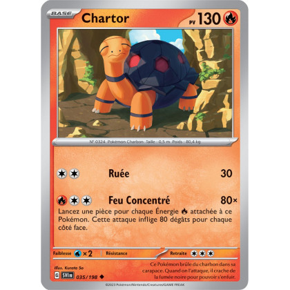 Chartor - 035/198 - Carte Pokémon Écarlate et Violet EV01