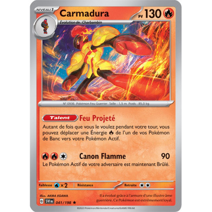 Carmadura - 041/198 - Carte Pokémon Écarlate et Violet EV01