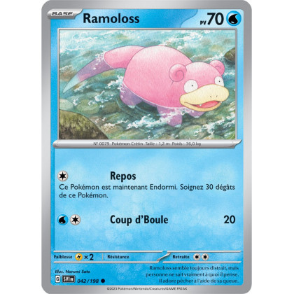 Ramoloss - 042/198 - Carte Pokémon Écarlate et Violet EV01