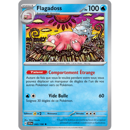 Flagadoss - 043/198 - Carte Pokémon Écarlate et Violet EV01