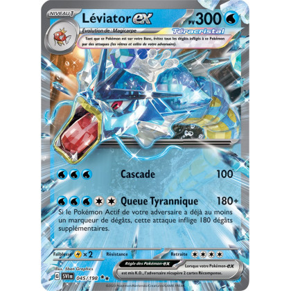 Léviator ex - 045/198 - Carte Pokémon Écarlate et Violet EV01
