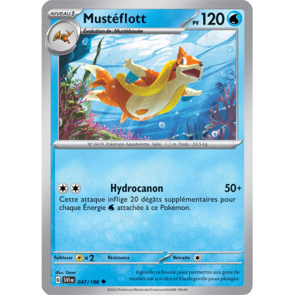 Mustéflott - 047/198 - Carte Pokémon Écarlate et Violet EV01