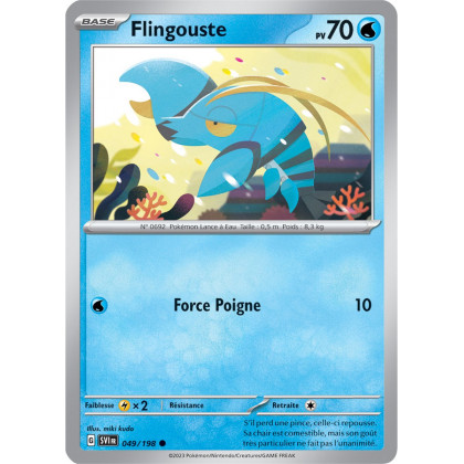 Flingouste - 049/198 - Carte Pokémon Écarlate et Violet EV01