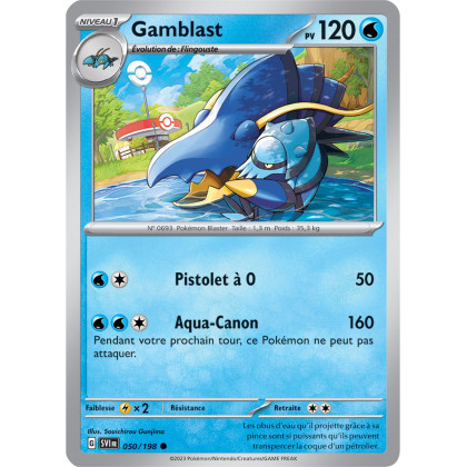 Gamblast - 050/198 - Carte Pokémon Écarlate et Violet EV01