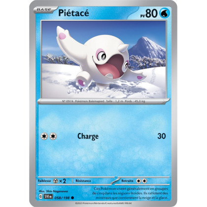 Piétacé - 058/198 - Carte Pokémon Écarlate et Violet EV01