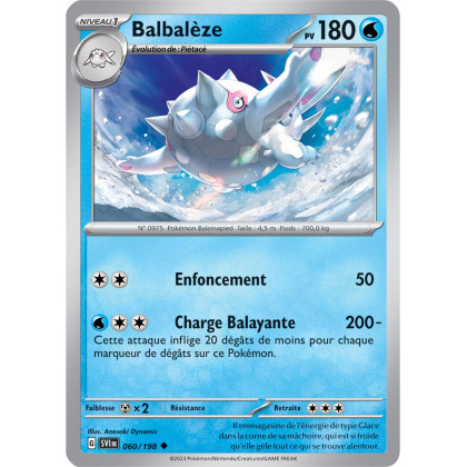 Balbalèze - 060/198 - Carte Pokémon Écarlate et Violet EV01