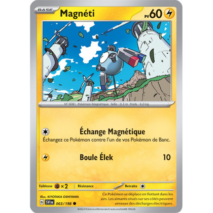 Magnéti - 063/198 - Carte Pokémon Écarlate et Violet EV01