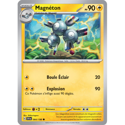 Magnéton - 064/198 - Carte Pokémon Écarlate et Violet EV01