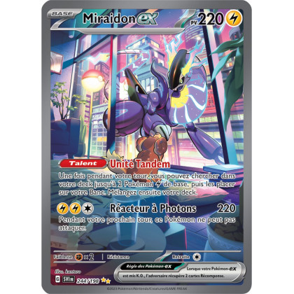 Miraidon ex - 244/198 - Carte Pokémon Écarlate et Violet EV01